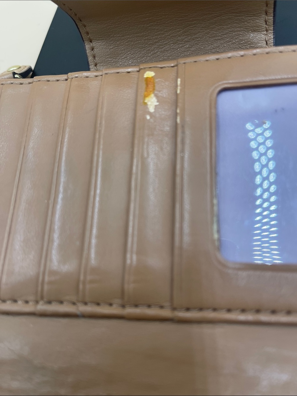 Coach Beige Leather Snap Continental Wallet - Picture 5 of 10